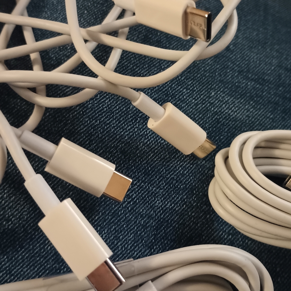 🔥3PK Ultra Fast 60W New USB C To USB C Data 6Ft Cables - Picture 2 of 5